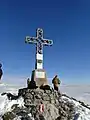 The summit cross of Mount Alben