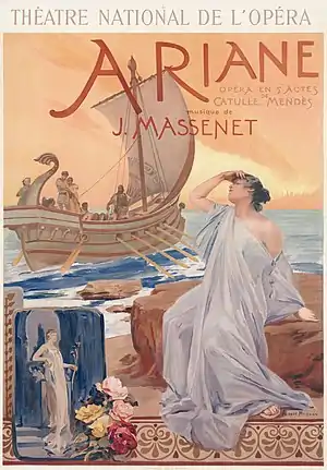 Image 53Ariane  poster, by Albert Maignan (restored by Adam Cuerden) (from Wikipedia:Featured pictures/Culture, entertainment, and lifestyle/Theatre)