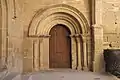 Romanesque entrance.