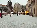Piazza Ciullo snow-covered
