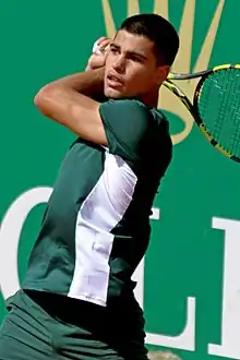 Image 27Carlos Alcaraz, the 2023 gentlemen's singles champion. (from Wimbledon Championships)