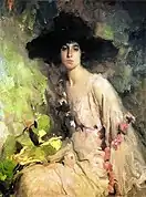 Woman with a hat
