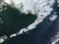 The Aleutian Islands.