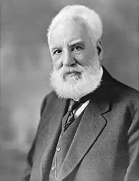 Image 12Alexander Graham Bell was awarded the first U.S. patent for the invention of the telephone in 1876. (from History of the telephone)