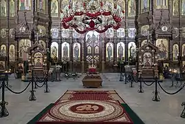 Cathedral iconostasis for Easter