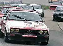 Michael Kopf and Alfa GTV 6 Hockenheimring 1984