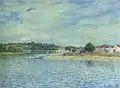 Alfred-Sisley:La Seine à Saint-MammèsPrivatsammlung