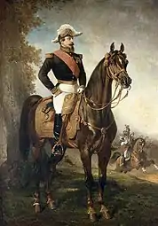 Equestrian portrait of Napoleon III