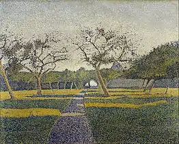 Orchard at La Louvière, 1890