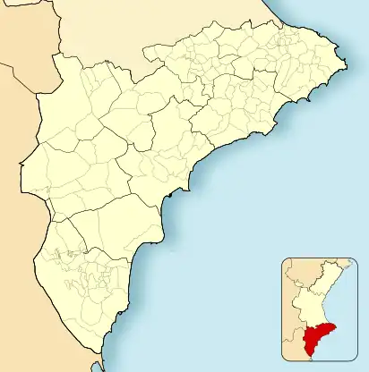 University of Orihuela is located in Province of Alicante