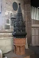 Victorian font with cover