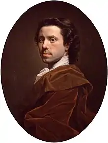 Self portrait of Allan Ramsay (1737)