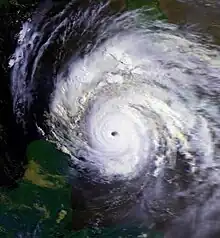 Hurricane Allen in the Yucatán Channel7 August 1980