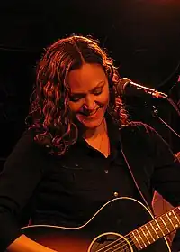 Allie Moss on stage at The Saintin Asbury Park, NJ, April 2011