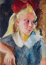 Girl with a Red Ribbon (1925)