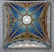 Interior of the square cupola