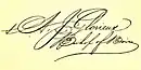 Alphonse Joseph Glorieux's signature