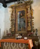 Altar dedicated to Saint Anthony of Padua in the Old Church, Macugnaga, Italy