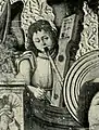 Altarpiece of Saint Vincent, detail of boy playing a Tambourine de Bearn, by Master of Javierre