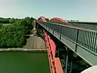 View across the bridge, seen from the southern side