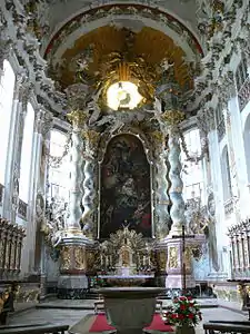 Theatrum sacrum and high altar