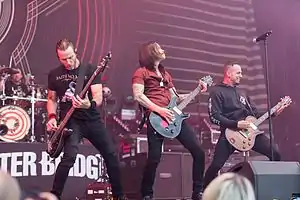 Alter Bridge performing at Rock am Ring in 2017. From left to right: Scott Phillips, Brian Marshall, Myles Kennedy and Mark Tremonti.