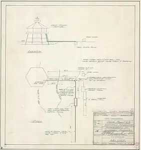 Alteration Plan to the Sanitary Facilities from 1959