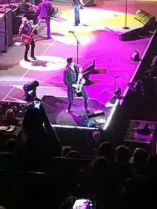 Alto Reed performing in Billings, Montana, with Bob Seger and the Silver Bullet Band, January, 2019