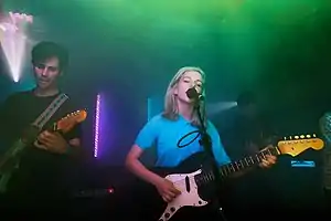 Alvvays performing in London in 2014