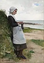 Breton Girl (Sock Knitter), 1883