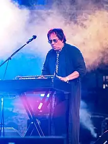 Edward Ka-Spel on stage at the Traumzeit festival in 2017