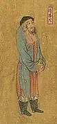 An ambassador from Qiepantuo to the Tang dynasty, in The Gathering of Kings, c. 650 CE