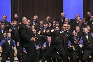 performing their 2016 BHS gold medal-winning set