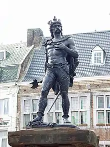 Statue of Ambiorix on the Grote Markt