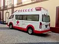 Red Cross Hiace van