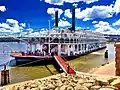 American Queen docked in Dubuque, Iowa in August 2015.