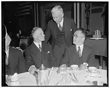 American Bar Association, Nielsen with William H. Vallance, and Chinese Ambassador Hu Shih in 1939.