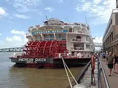 American Queen docked at the Riverwalk in 2015