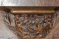Gothic misericord, Amiens Cathedral
