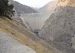 The structure of the dam