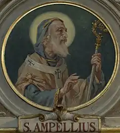 St. Ampelius, Bishop of Milan.