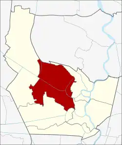 District location in Nonthaburi province