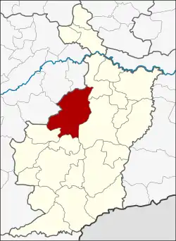 District location in Buriram province