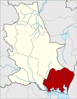 District location in Nong Bua Lamphu province