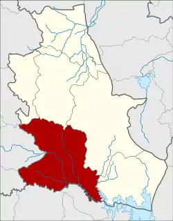 District location in Nongbua Lamphu province