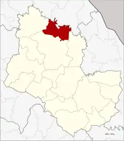 District location in Sakon Nakhon province
