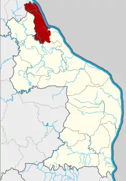 District location in Nakhon Phanom province