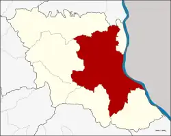 District location in Mukdahan province