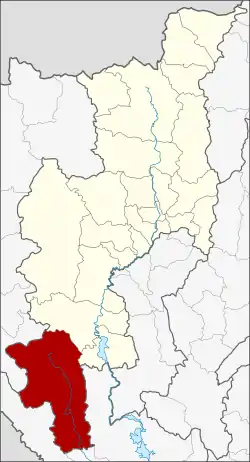 District location in Chiang Mai province