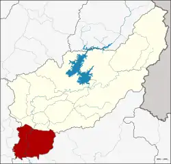 District location in Uttaradit province